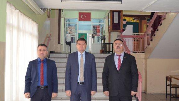 Konak Şehit Fethi Bey Ortaokulunu İlçe Milli Eğitim Müdürümüz Serdal ŞİMŞEK ziyaret etti.