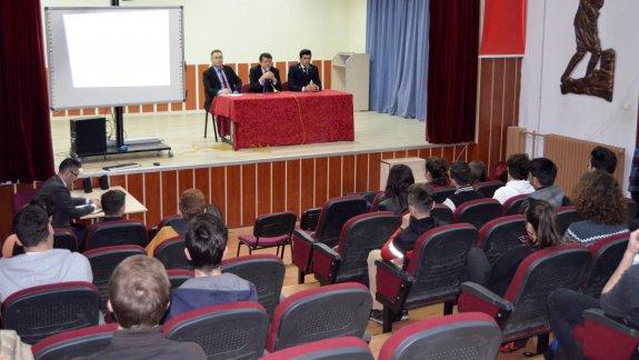 Konak İlçe Milli Eğitim Müdürü Serdal ŞİMŞEK, Öğrenci Meclis Başkanları ile bir araya geldi.