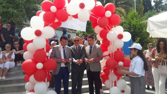 Tübitak 4006 Bilim Fuarı Konak Misak-Milli Ortaokulu nda açıldı.